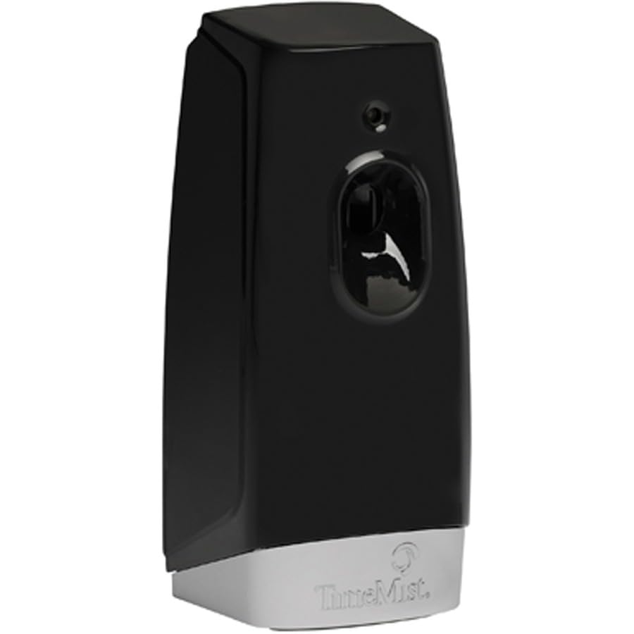 TimeMist Settings Air Freshener Dispenser, side view with open cover