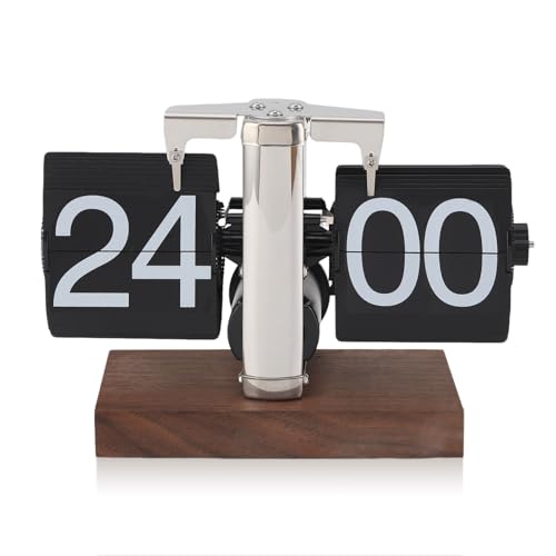 Kukyller Retro Flip Vintage escritorio reloj de mesa