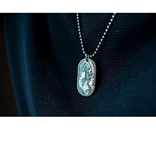 Sum-Elyn Surfing Japanese Mountains And Seas Original Handmade 99 Silver Pendant Hang Pendant Sterling-Silver Pendant #TOP2