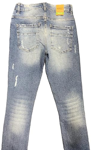 M.Society - Mens Streched Indigo Jeans MS-803074