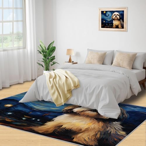 Tapete decorativo rectangular 3x4 ft MITOUJE miniatura 5
