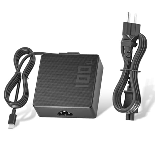 100W USB-C Power Adapter Compatible with Asus Rog Xbox Ally Charger Ally X R1 Z1 Legion Go S MSI Claw Handheld Console ZenBook 14 14X S13 Rog Flow Z13 X13 GZ301 GV301 GV302 Zephyrus M16 GU604 Laptop