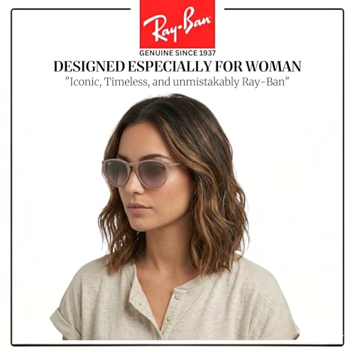 Image of Ray-Ban RB4171 ERIKA CLASSIC Phantos Shaped Sunglasses for Women with Official RAYBAN Eyewear Kit
