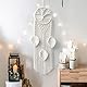 LOMOHOO Baum des Lebens Traumfänger,Makramee-Wandbehang Boho-Traumfänger mit Federblatt,böhmische Traumfänger für Hochzeitsfeiern Schlafzimmer Kinderzimmer Café Zigeuner-Dekor