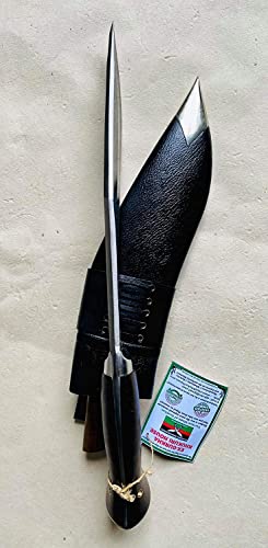 EGKH Genuine Military Full Tang Blade Rust Free Kukri Knife - 10 Blade Panawal Angkhola Village Farmer Kukri - Handmade Khukuri House in Nepal