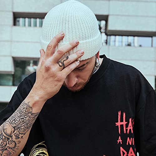 Helicopchain 20Pcs Vintage Punk Rings for Men Women Adjustable Open Gothic Knuckle Rings Set Y2K Rings Frog Snake Dragon Claw Peacock Rings Retro Jewelry Rings2