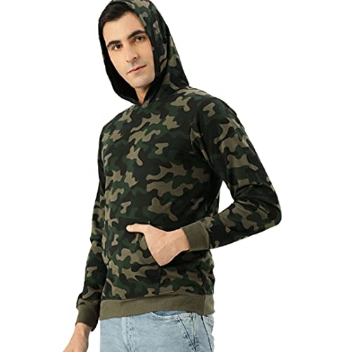Image of Veirdo Men's Fleece Hooded Sweatshirt (Camouflage, XX-Large)