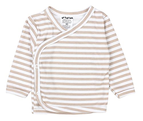 TupTam Baby Jungen Langarm Wickelshirt Baumwolle 5er Set, Farbe: Mehrfarbig 7, Größe: 50