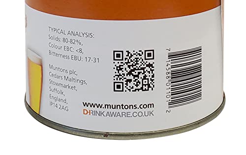 Muntons 4Lb Pilsner Kit Connoisseurs Range Beer Making Ingredient Kit #TOP2