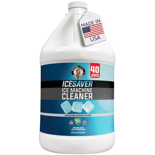 HVAC Guys Nickel Safe Ice Machine Cleaner and Descaler 1 Gallon | Descales & Improves Efficiency | Universal Ice Maker Cleaner Compatible with Most Brands | Made in the USA