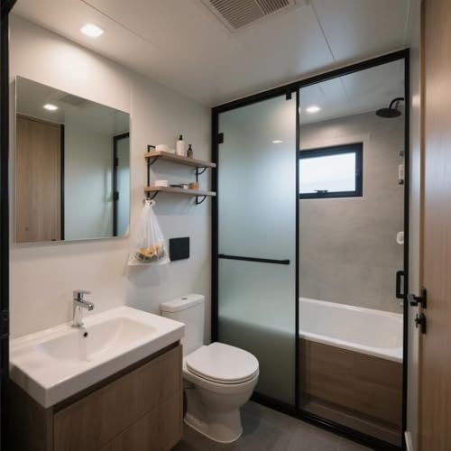 Prefab Tiny Home for Sale,20ft Tiny House to Live in for Adults with 2 Bedrooms Full Bathroom Kitchen,Prefabricated Expandable Container House Foldable Mobile House to Live - Image 4