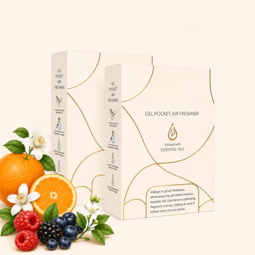 Image of BSOUL Gel Pocket Air Freshener Pack of 1 | 3 Pcs Each (3x10g) | Bathroom, Toilet & Room Odor Remover | Lasts Up to 30 Days Fragrance
