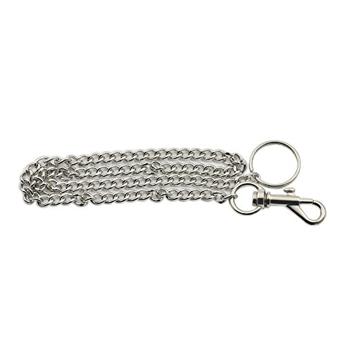 micoshop 3 9 Conjuntos Clip Giratorio mosquetón 18 "Cadena Llavero para Anillo Clip de Dinero en Efectivo Cartera sc11 a níquel Oro Bronce