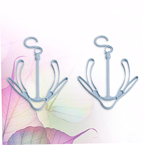 Zerodeko 10 piezas colgador doble para secar zapatos miniatura 2