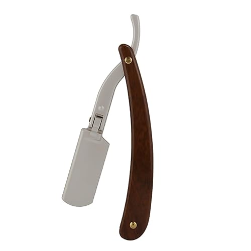 Housoutil 3 unids Razor Eyebrow Grooming Scissor Bigote Trimmer Viaje Barba Cutter Sideburns Shaver Handle Face Shaver para hombres Máquina De