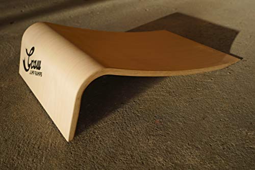 Graw Jump Ramps J15-5.9" Wooden Launch Ramp for Skateboard, BMX and More