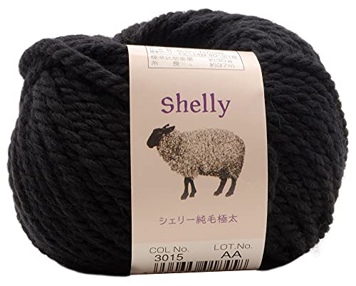 元廣 スキー 手編み毛糸 シェリー純毛極太 Col.3015