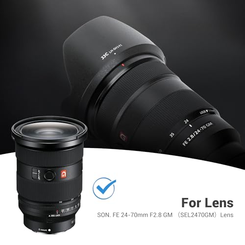 Image of JJC ALC-SH141 Lens Hood for Sony FE 24-70mm F2.8 GM Lens(Not for II Lens) | ALCSH141 Lens Hood for Sony SEL2470GM, Bayonet, Reversible Design, Allows to Attach 82mm Filter & Lens Cap, No Vignetting