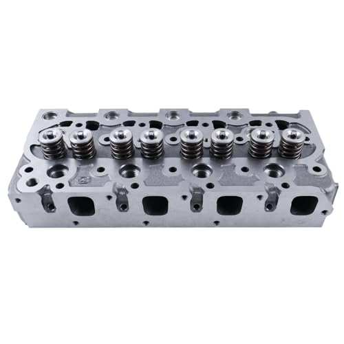 Image of ZTUOAMUA Complete Cylinder Head 15422-03040 with Full Gasket Set 19223-99353 for Kubota V1702 Komatsu 4D82 Engine KH90 Excavator L2852 L355SS Tractor Bobcat 733 743 1600 Wheel Loader