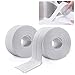 2 Rotoli 3.3m Sigillante Autoadesivo Nastro,Sigillante per Pareti Caulk Strip,Striscia di Tenuta per Bordo Vasca da Bagno Toilette Cucina (bianco)