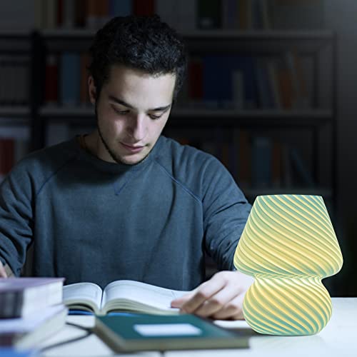 Mokylor Lampada da tavolo a fungo, USB a forma di