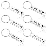 6 Pcs Traveling Keychain Pilot...