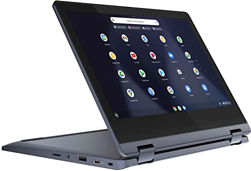 Lenovo-Chromebook-Flex-3-2-in-1-116-HD-Touchscreen-Laptop-MediaTek-MT8183-4GB-RAM-128GB-Storage64GB-eMMCMTC-64GB-Flash-Memory-360-flip-and-fold-Chrome-OS-Abyss-Blue-with-MTC-SD-Card