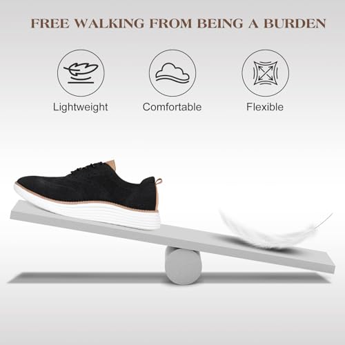 Men's Casual Shoes Men's Dress Shoes Business Breathable Lightweight Oxford Shoes Fashion Sneakers Comfortable Arch Support Walking Shoes4