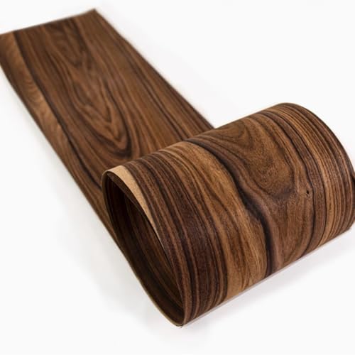 Impiallacciatura spessa in palissandro brasiliano naturale, spessore 0,5 mm, 2,5 x 0,2 m, per passione fai da te, opulenza di mobili, altoparlanti e interni dell'auto, decorazione perfetta per la casa