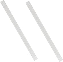 2pcs Non-Stick Dough Leveling Rails for Baking Cookie Thickness Measuring Tool Fondant Rolling Guide for Pastry and Cookies for Home Bakers and DIY Projects