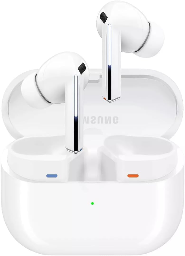 Samsung Galaxy Buds 3 Pro AI True Wireless Bluetooth Earbuds, Noise Cancelling, Sound Optimization, Real-Time Interpreter, Redesigned Comfort Fit Latin American Version (White)