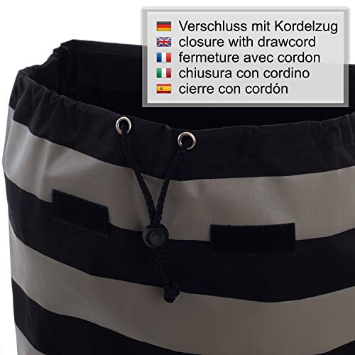 Andersen Shopper Scala Stahl mit Rad Ø 15cm und 36 Liter Tasche Ida schwarz – Bild 5