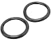 Bapmic 17111711987 O-Ring for Expansion Tank Oil Cooler for BMW E46 E90 E82 E83 E85 Z4 (Pack of 2)