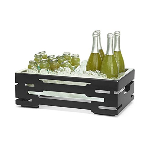 212 Main Multi Chef 7 in. Black Matte Cooler with Acrylic Ice Housing