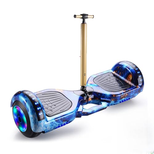 Hoverboard bambini offerte dai 7 ai 14 anni di età. Il regalo perfetto. 72 NOOGRRFA Trasportatore Autobilanciante Intelligente,Connessione Bluetooth,Pneumatici Luminosi da 7 Pollici,Fantastiche Luci A LED,con Corrimano,Pedali Antiscivolo,Salita A 35°,Portata 120Kg D