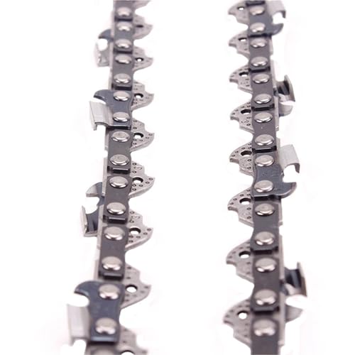 QUNFD Cadena de Motosierra de cincel Semi-Afilada de 14 Pulgadas, 3/8' LP-1,3 mm-50 eslabones de transmisión, Apta for carpintería Stihl MS180