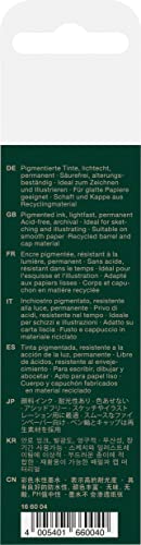 Faber-Castell 0.1mm/ 0.3mm/ 0.5mm/ 0.7mm Artline Drawing System - Black (Wallet of 4)