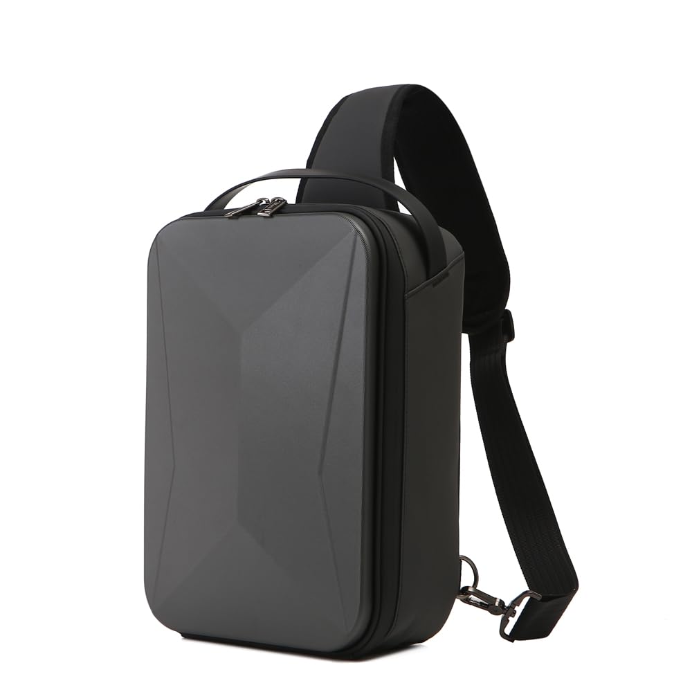 Borsa a tracolla per DJI NEO, custodia rigida portatile da viaggio grande borsa per drone zaino borsa da viaggio a guscio duro per accessori drone per DJI Neo (Grigio scuro)