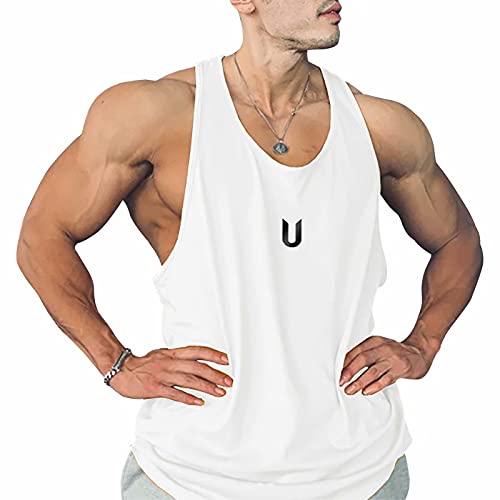 Amazon | [LVFU] タンクトップ メンズ トレーニング ノースリーブ