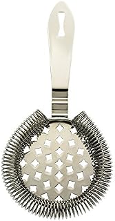 Barfly M37037 Classic Hawthorne Spring Bar Strainer, Stainless Steel, 17.7 x 8.5 x 2.8 cm