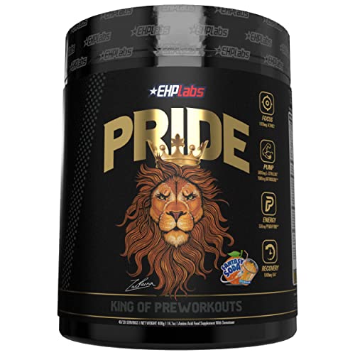 EHPlabs Pride Pre Workout Powder - Full Strength Pre Workout Men, Pre Workout Women, Energy Supplements, Sharp Focus, Epic Pumps & Faster Recovery - Fantasy Soda (40 Servings)
