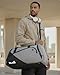 Tolaccea 47L Sporttasche Groß Sporttasche Rucksack mit Schuhfach Nassfach Wochen Reisetasche Duffel Bag Fitness Trainingstasche für Herren Damen Gym,Reise,Schwimmen,Sauna,fußball (Grau)