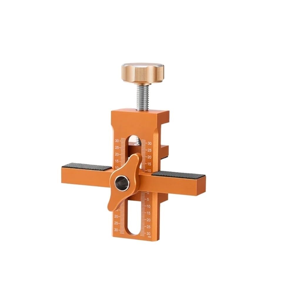 Khfgdhg A Mounting Jig Quick Positioning Hole Opening Tool Djustable Luminum Lloy 2In1 Closet Door Mounting Template Tool(A)