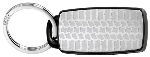 Preisvergleich Produktbild Troika, Uni Schlüsselanhänger Silber Silver / Black 6 cm