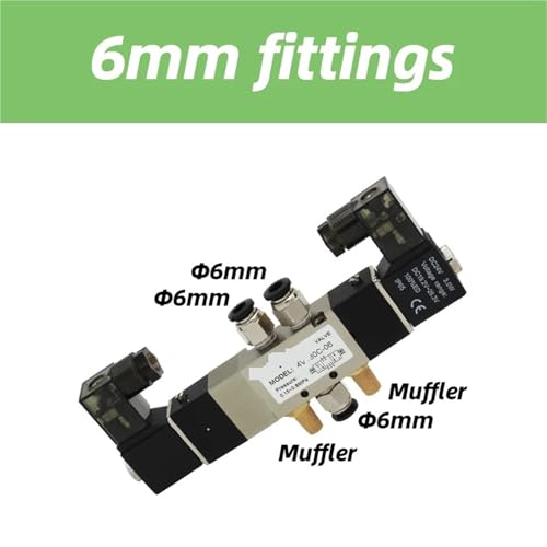 Válvula solenoide de aire para automatizar cilindros de doble efecto 8