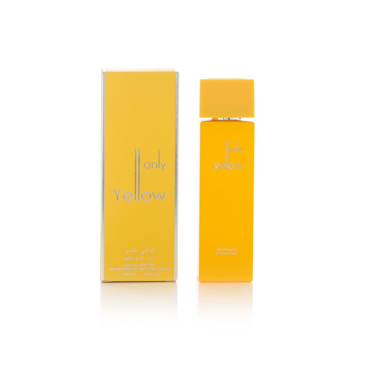 Arabian Oud ONLY YELLOW 100 ml | Eau de Parfum Unisex | Grosella negra, peonía y vainilla | Fragancia afrutada y floral.