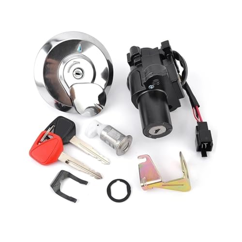 Kit de clés XL125V Varadero 2001-2006 avec contacteur d'allumage et bouchon de réservoir