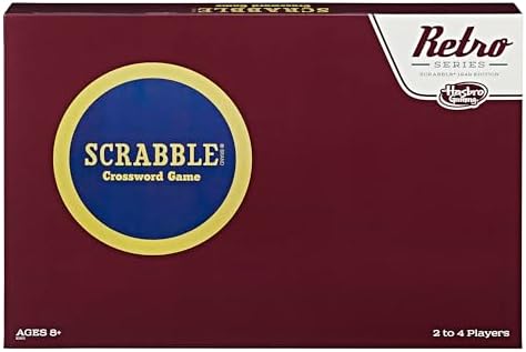 Hasbro Gaming Retro Series Scrabble 1949 Edition Board Game (Amazon Exclusive)