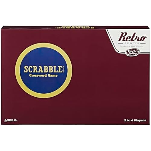 Hasbro Gaming Retro Series Scrabble 1949 Edition Board Game (Amazon Exclusive)