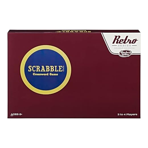 Hasbro Gaming Retro Series Scrabble 1949 Edition Board Game